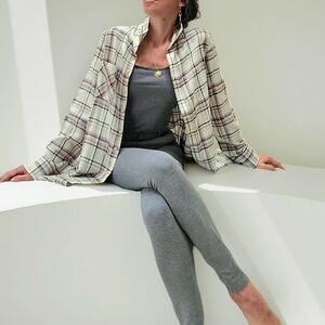 Smooth and Soft Plaid Shirt.